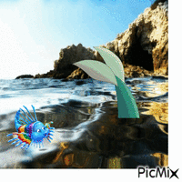 Mermaid анимированный гифка