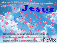 Worship King Jesus! - GIF animasi gratis