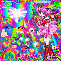 tokyo mew mew rainbowcore - Безплатен анимиран GIF