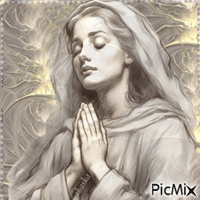 Пресвятая Пречистая Дева Мария - Бесплатный анимированный гифка