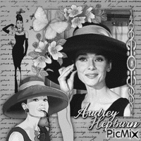 Audrey Hepburn - GIF animado gratis