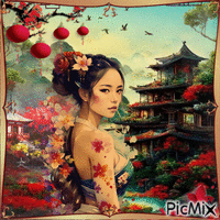 Oriental creation... - Free animated GIF