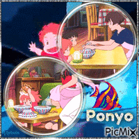 Ponyo Studio Ghibli/contest - Gratis geanimeerde GIF