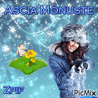 Ascia monuste - GIF animé gratuit