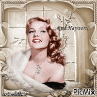 La belle Rita Hayworth - Ücretsiz animasyonlu GIF