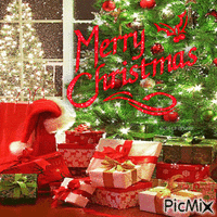Merry Christmas (my 2,810th PicMix) - GIF animé gratuit