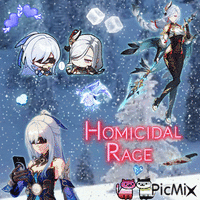 Jingliu Shenhe Homicidal Rage - GIF animé gratuit