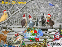 Merry christmas - GIF animado gratis