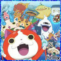 Pokemon & Yo-kai watch crossover - Gratis animerad GIF