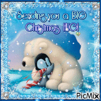 Sending you a big Christmas Hug! animasyonlu GIF