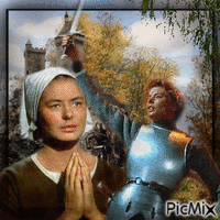 Ingrid Bergman - Jeanne D'Arc - Free animated GIF
