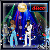 Disco party - GIF animado grátis