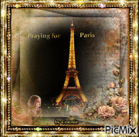 Praying for Paris - Free animated GIF