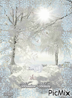 Winter White animovaný GIF