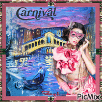 Venetian carnival... GIF animé