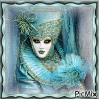 Lady Carneval geanimeerde GIF