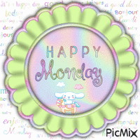 Happy monday - Darmowy animowany GIF