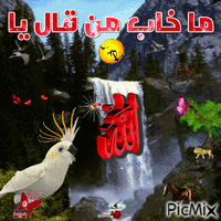 ما خاب من قال يا الله - Darmowy animowany GIF