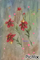 Flowers Acrylics - Free animated GIF