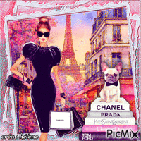 Paris Fashion - Безплатен анимиран GIF