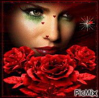 Red Roses - Δωρεάν κινούμενο GIF