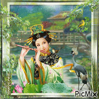 Lyang et sa flûte
