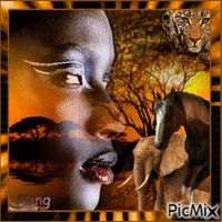 Afrique - Animovaný GIF zadarmo