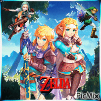 Zelda - GIF animado grátis