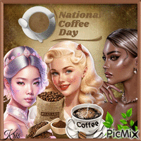 Journée internationale du café - 1er octobre - Nemokamas animacinis gif