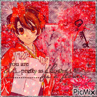 you are as pretty as a flower - Gratis animerad GIF