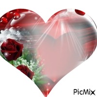 Coeur rouge - Bezmaksas animēts GIF