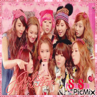 Girls' Generation - Bezmaksas animēts GIF
