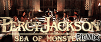 Os Deuses Leem Percy Jackson e o Mar de Monstros - Безплатен анимиран GIF
