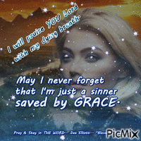 Sinner saved by GRACE - Animovaný GIF zadarmo
