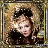 Marlene Dietrich animuotas GIF