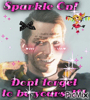 higgs death stranding sparkle on анимирани ГИФ