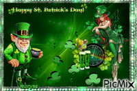 Saint Patrick animerad GIF