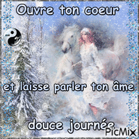 Ouvre ton 💙 - Free animated GIF