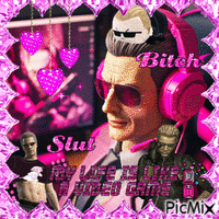 Wesker gaming Animated GIF