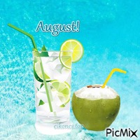 August! Animiertes GIF