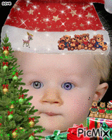 bebe navideño Gif Animado