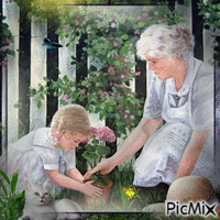 Liebe für Oma - Gratis animeret GIF