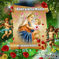 Buon giorno Madre - Бесплатни анимирани ГИФ