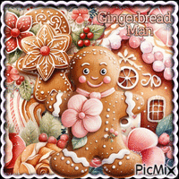 Gingerbread Man - Безплатен анимиран GIF