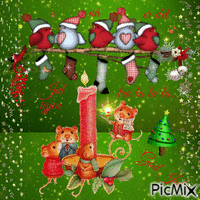 Merry Christmas. Its Christmas time, its Christmas time trala la la la.... - Free animated GIF