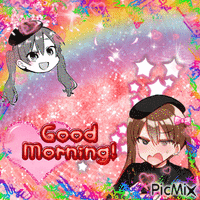 Yoyoko Ohtsuki Good Morning GIF animado