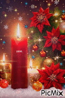 CHRISTMAS CANDLE - 無料のアニメーション GIF