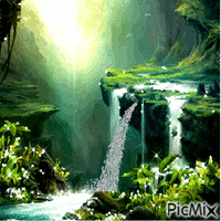 cascade - GIF animate gratis