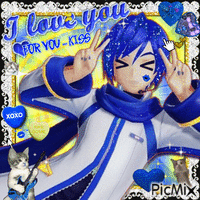 KAITO vocaloid my eternal muse Animated GIF