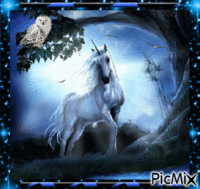 licorne animovaný GIF